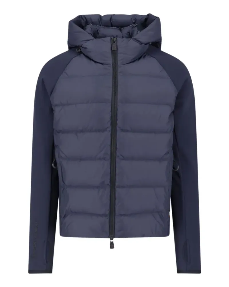 Moncler Polartec® quilted hooded padded jacket - Blau Blau
