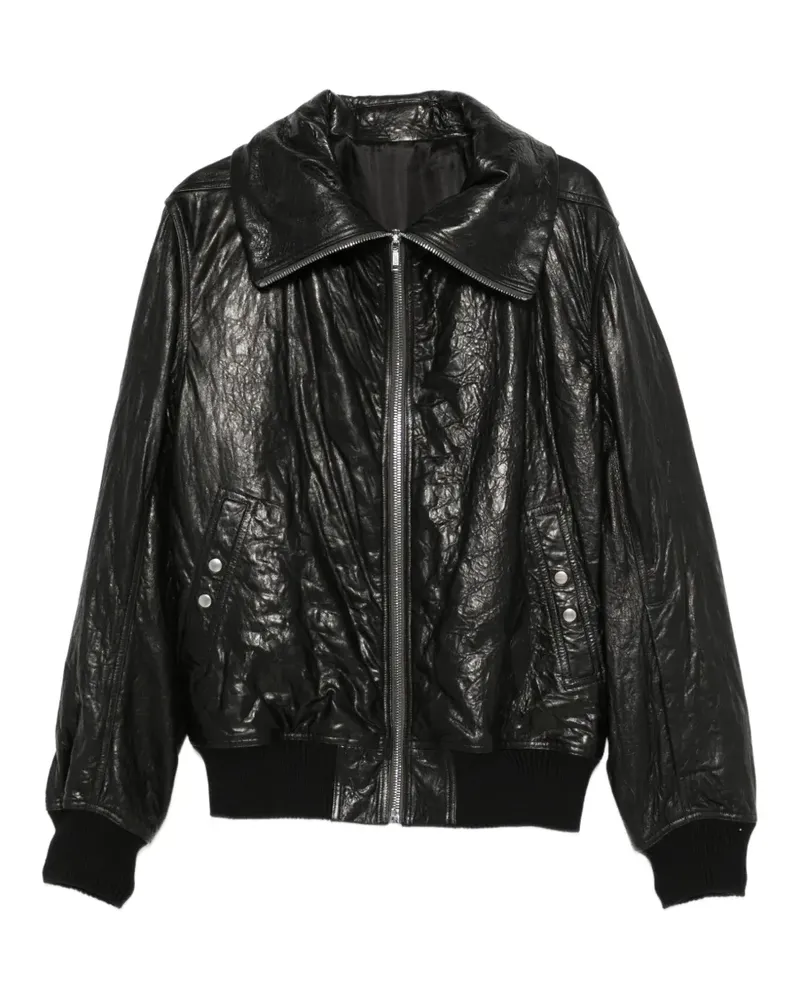 Rick Owens Dracuflight leather jacket - Schwarz Schwarz