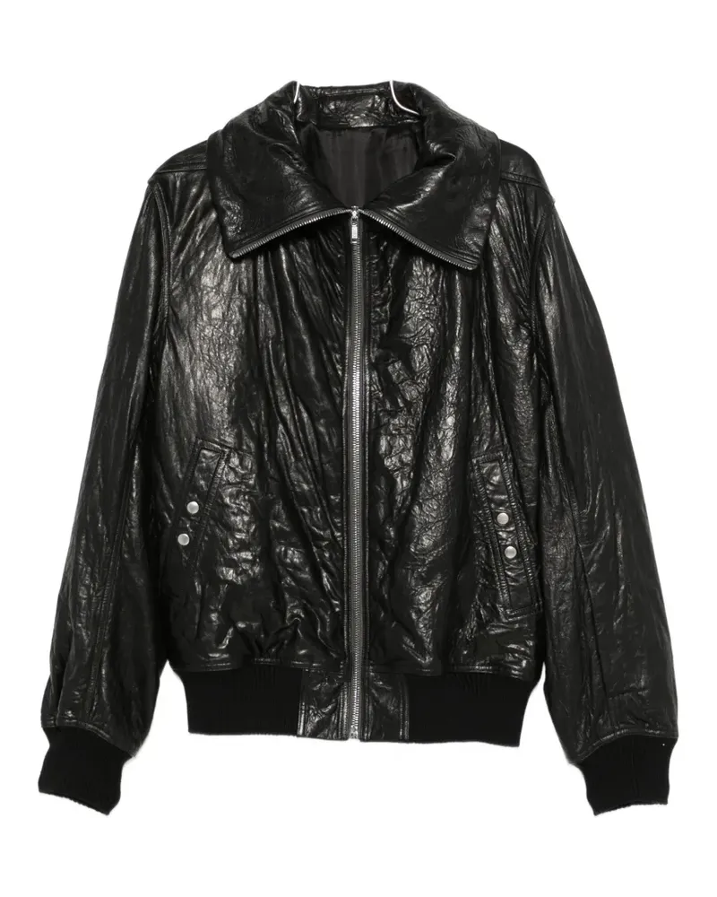 Rick Owens Dracuflight leather jacket - Schwarz Schwarz