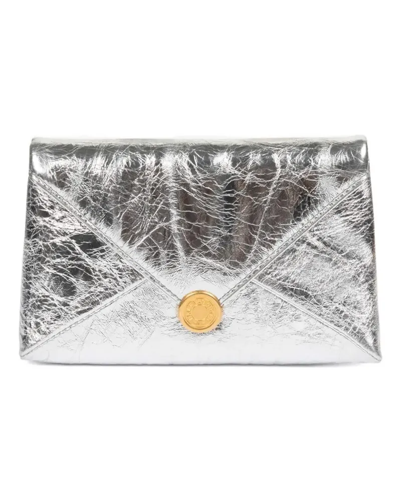 Dries van Noten Envelope Clutch - Silber Silber
