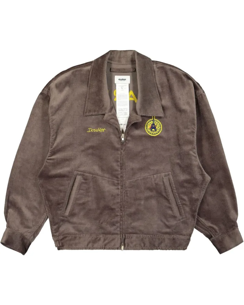 Doublet Klassische Cordjacke - Braun Braun