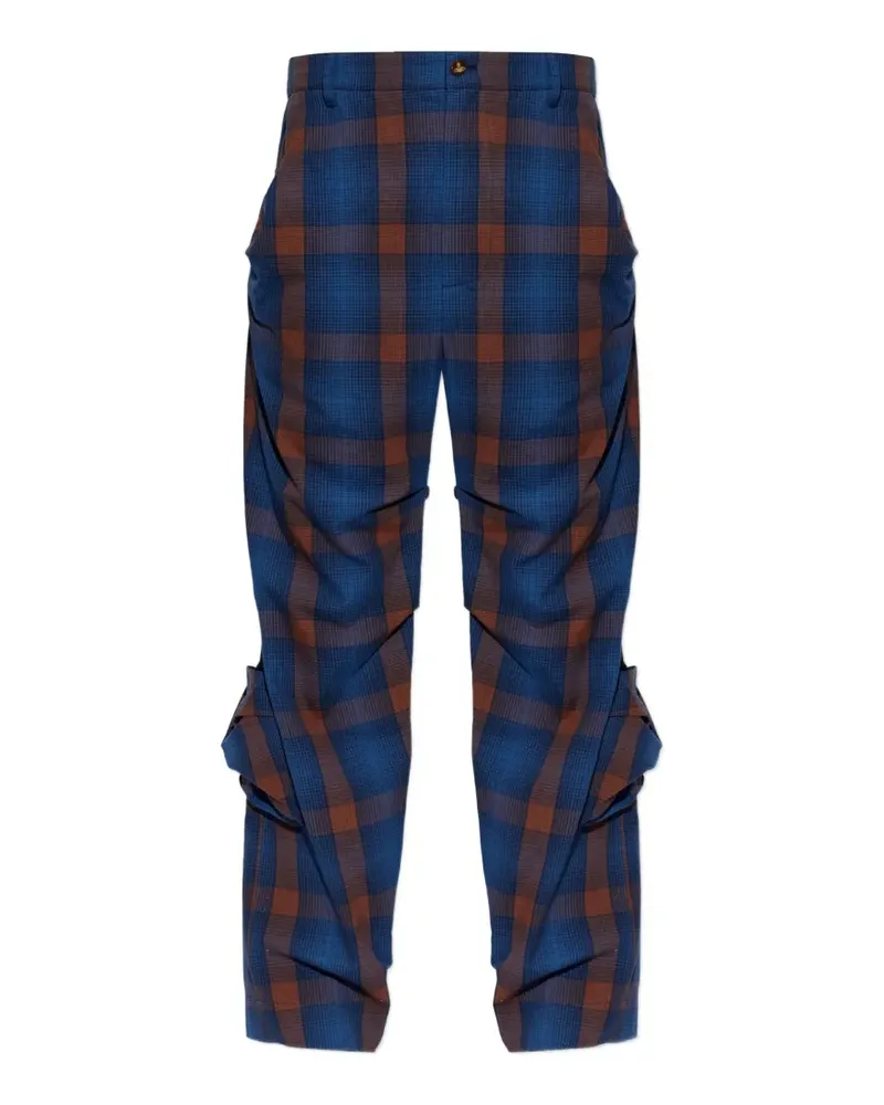 Vivienne Westwood Achilles Hose mit Karomuster - Blau Blau