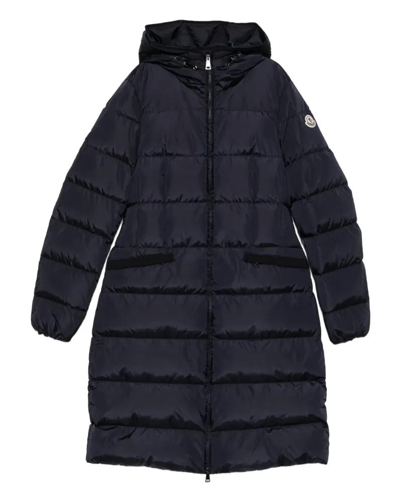 Moncler Gesteppter Avocette Kapuzenmantel - Blau Blau