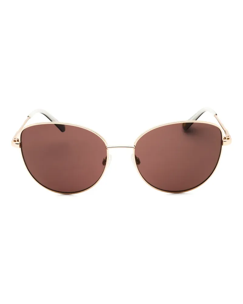 Anne Klein Trendy cat-eye sunglasses - Gold Gold