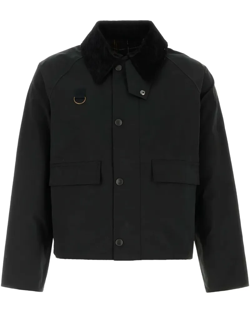 Barbour Jacke mit Shearling-Kragen - Schwarz Schwarz