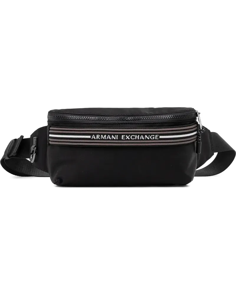Armani Exchange logo-detail belt bag - Schwarz Schwarz