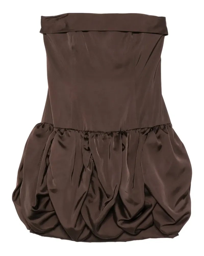 Viktor & Rolf Minikleid mit Ballonrock - Braun Braun