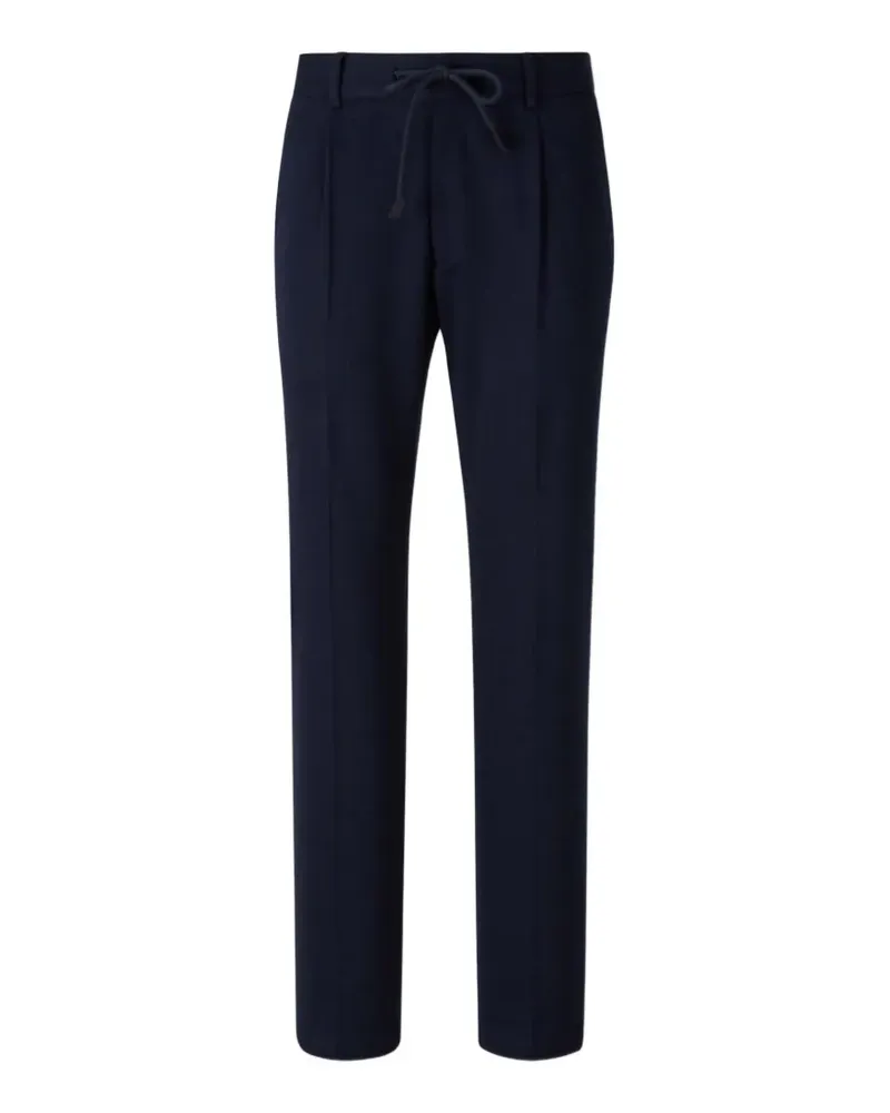 Gran Sasso drawstring pleated trousers - Blau Blau