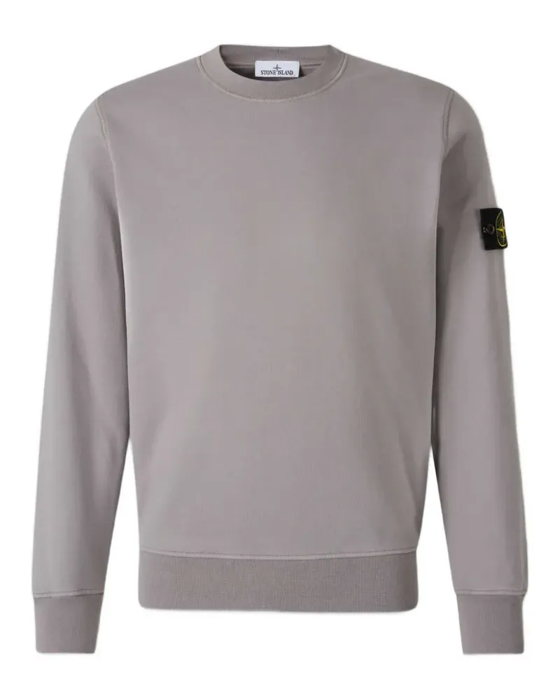 Stone Island 6100060 organic cotton fleece sweatshirt - Grau Grau
