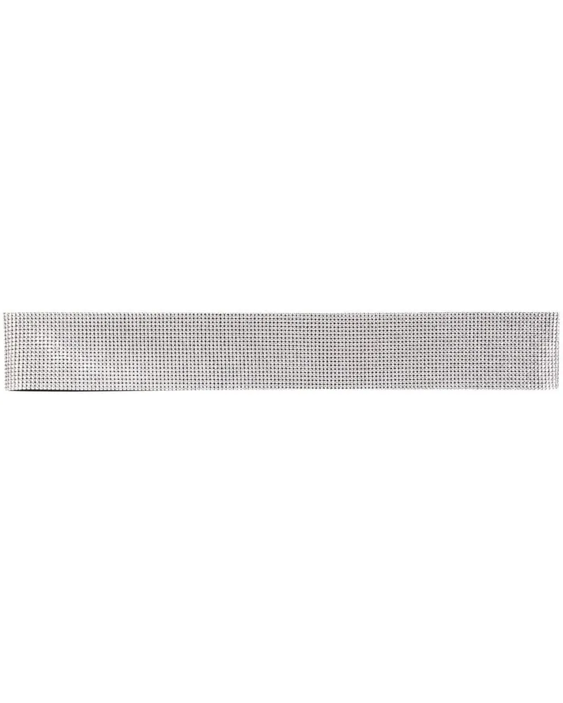 Dolce & Gabbana Gürtel mit Kristallen - Silber Silber