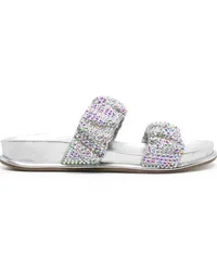 Le Silla Pool Side Sandalen Silber