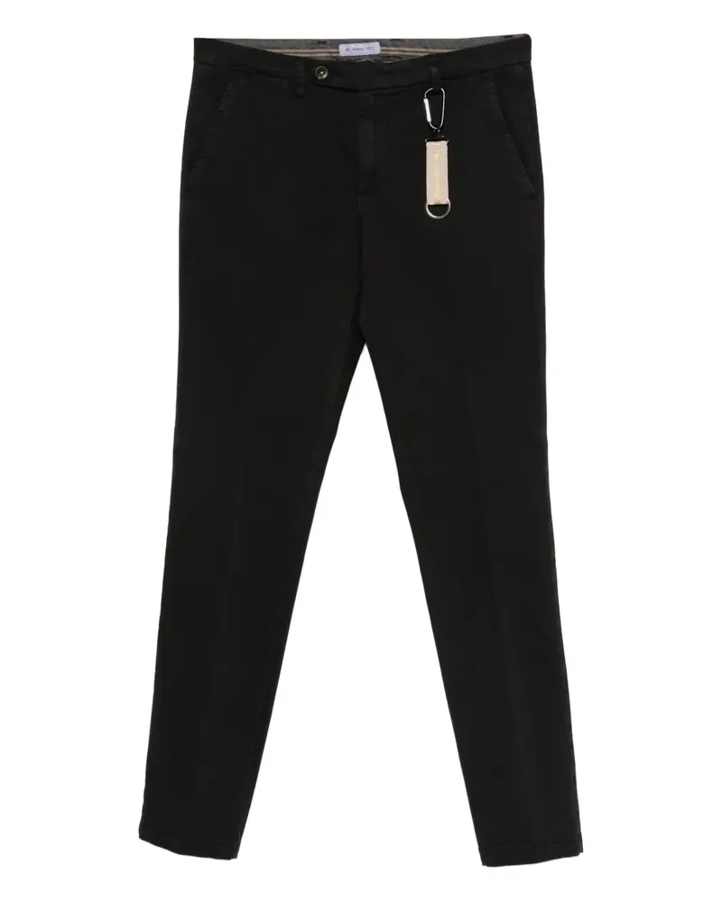 Manuel Ritz Klassische Twill-Hose - Schwarz Schwarz