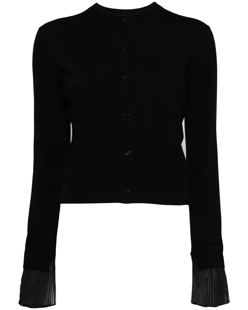 JUUN.J Cardigan mit Falten - Schwarz Schwarz