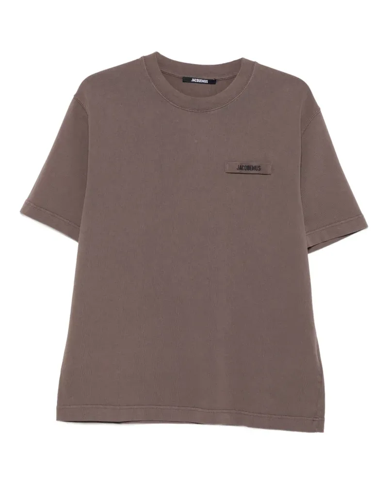 Jacquemus Klassisches T-Shirt - Schwarz Schwarz