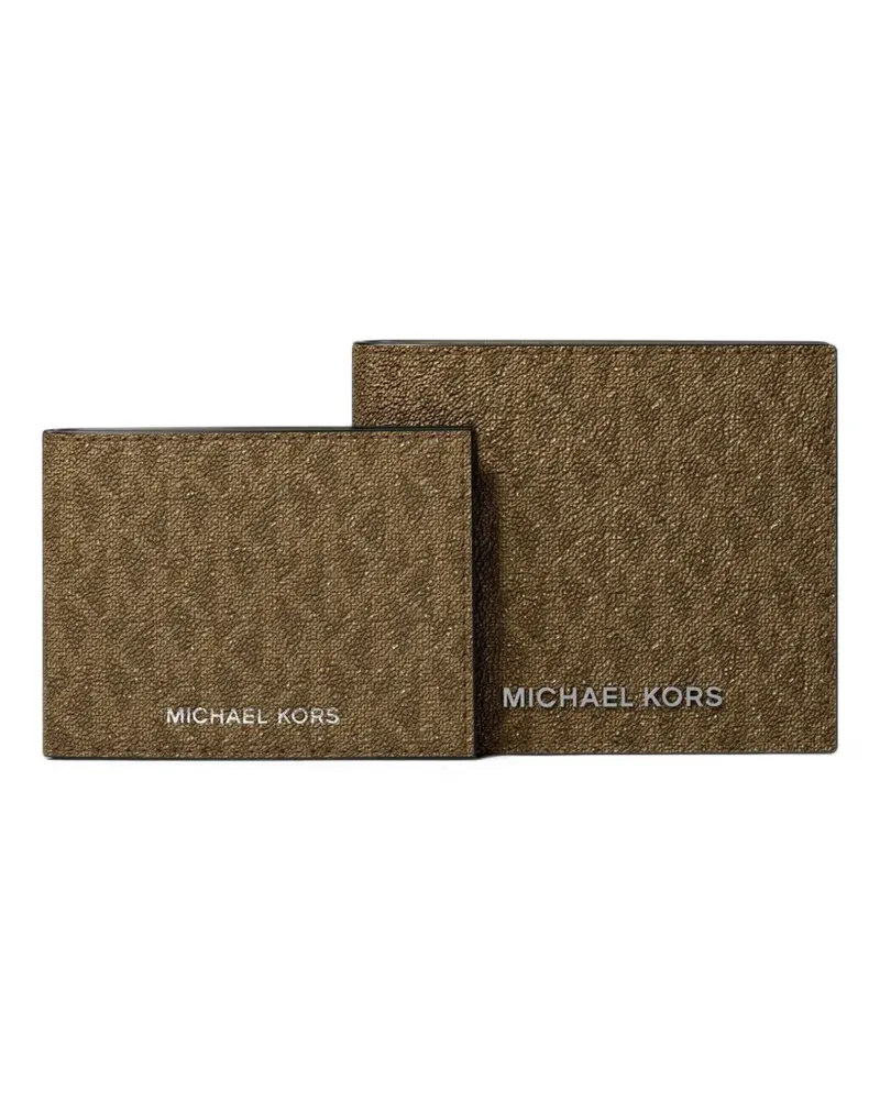 Michael Kors Portemonnaie mit Logo-Print - Braun Braun