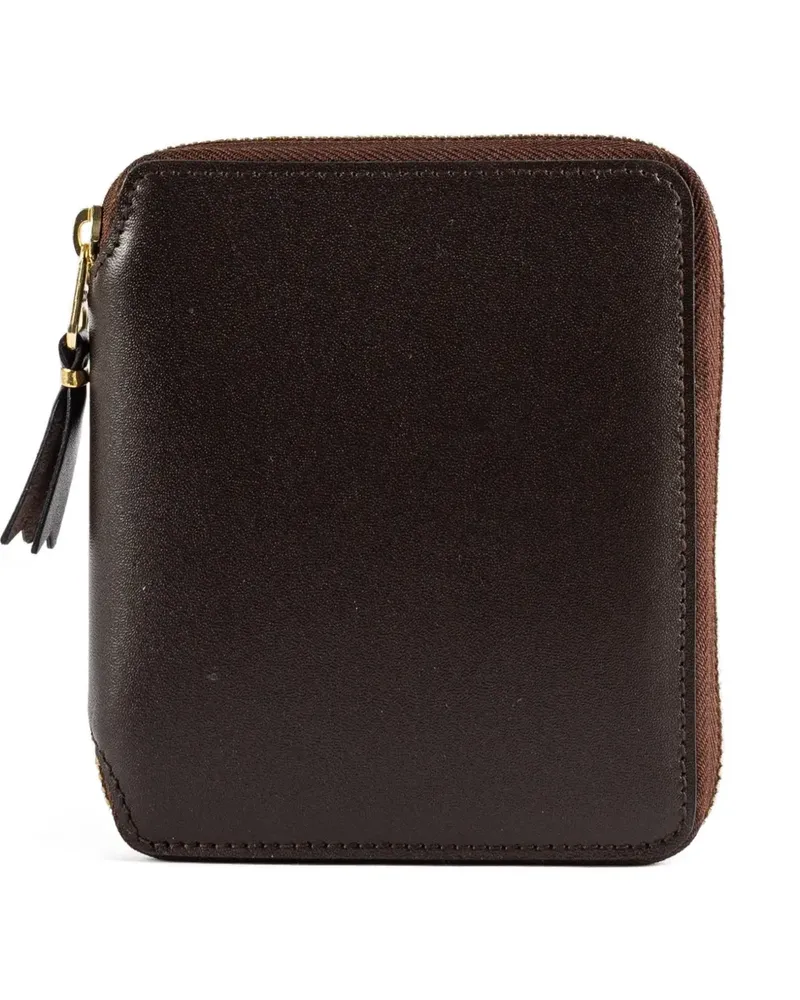 Comme des Garçons Klassisches Portemonnaie - Braun Braun