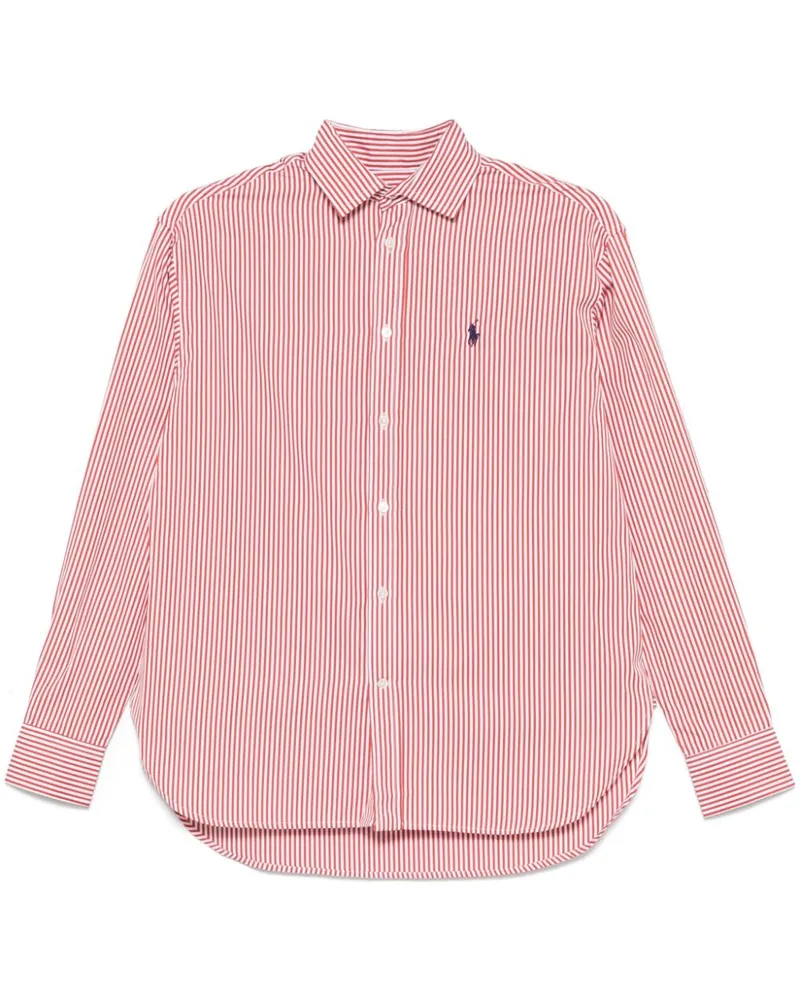 Ralph Lauren Gestreiftes Hemd - Rot Rot