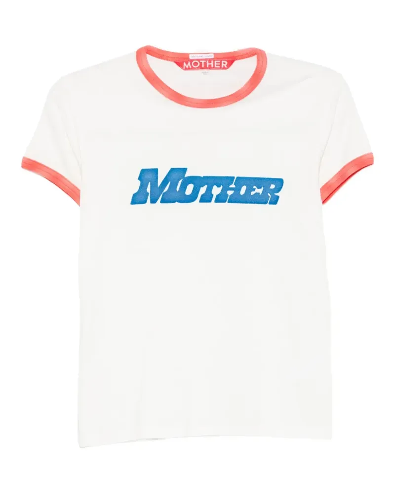 Mother T-Shirt mit Logo-Print - Weiß Weiß