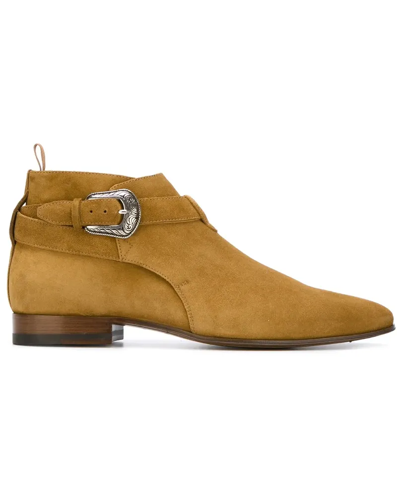 Saint Laurent London 20 Western' Stiefel - Braun Braun
