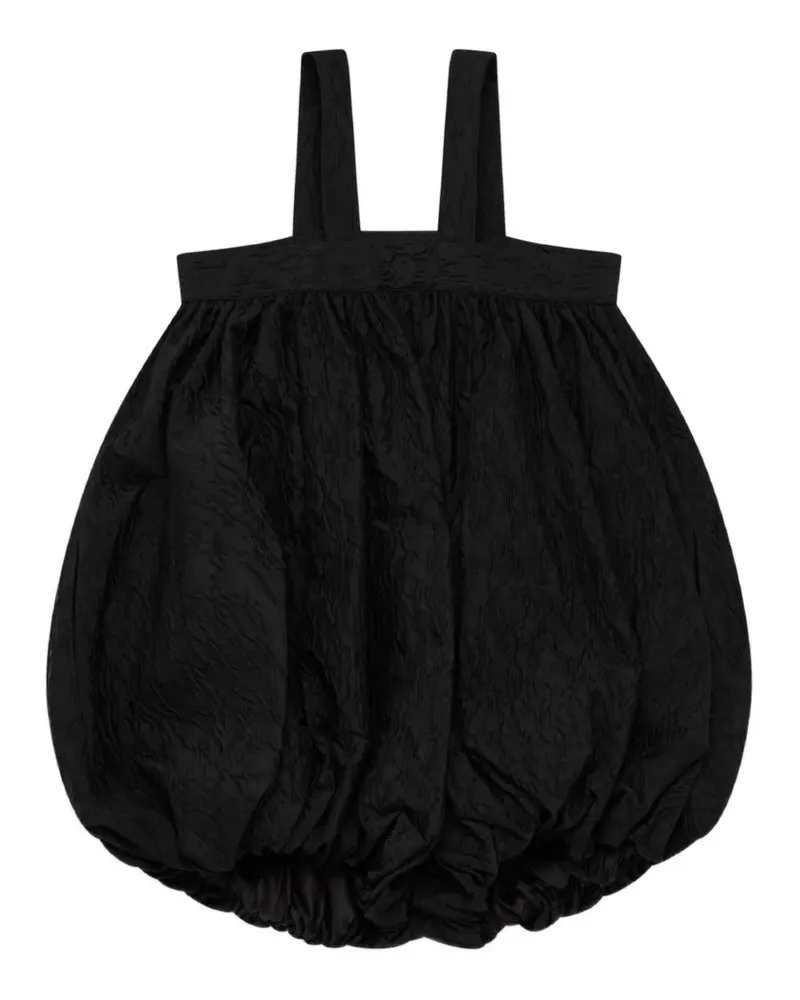 Noir Kei Ninomiya Pinafore textured trousers - Schwarz Schwarz