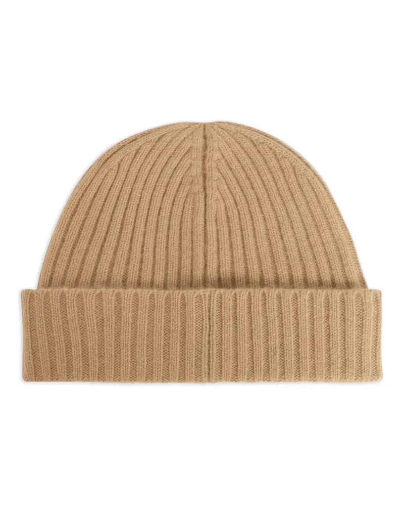 FURSAC Gerippte Beanie - Braun Braun