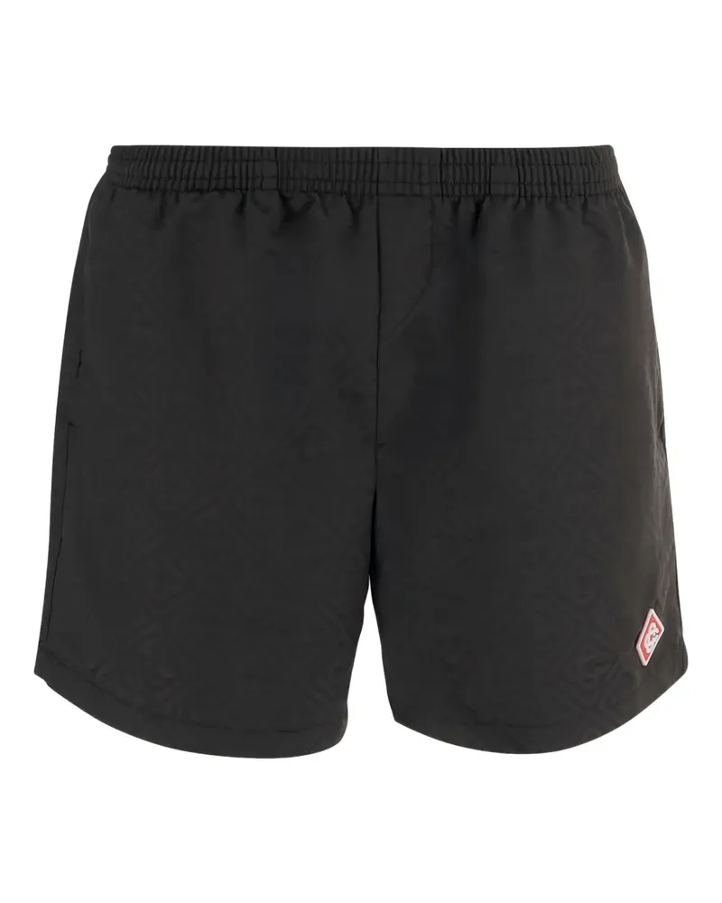 Casablanca Paris logo-patch shorts - Schwarz Schwarz
