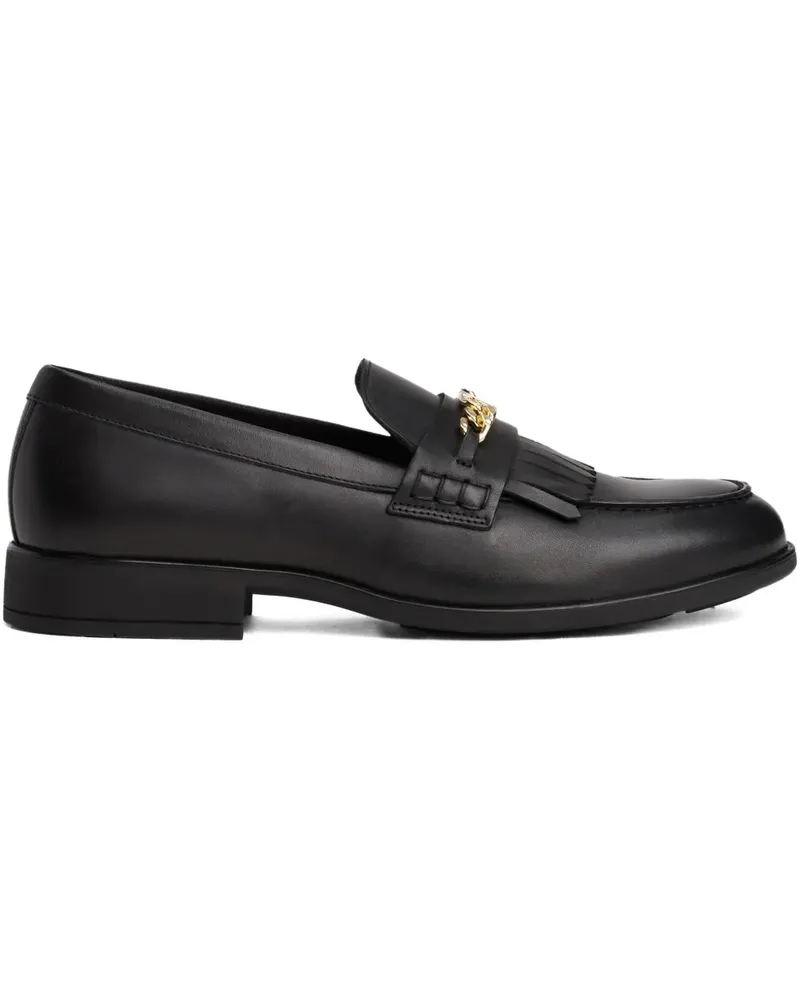 Tommy Hilfiger Loafer mit Fransen - Schwarz Schwarz