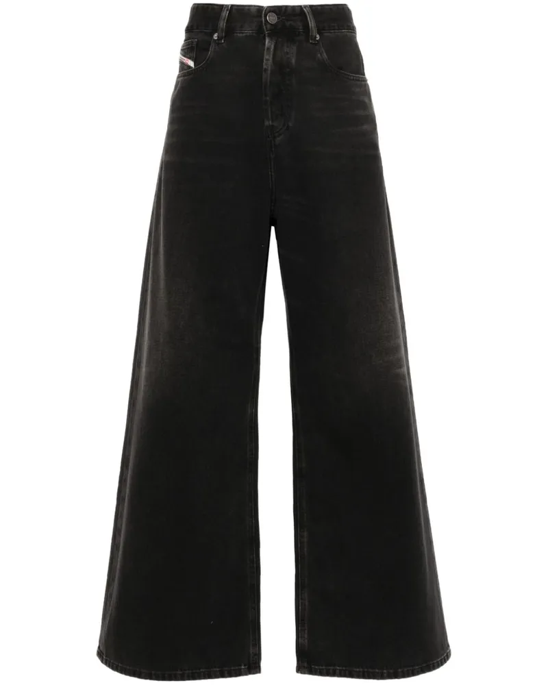 Diesel 1996 D-Sire Jeans mit weitem Bein - Schwarz Schwarz