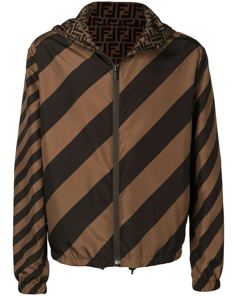 Fendi Wendbare Jacke - Braun Braun