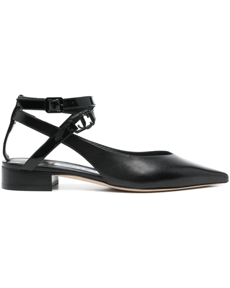 Jimmy Choo Jemima Ballerinas - Schwarz Schwarz