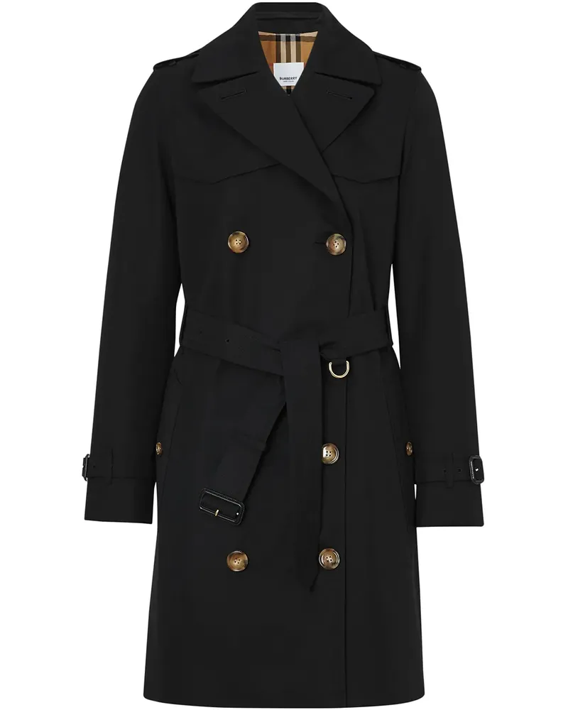 Burberry The Short Islington' Trenchcoat - Schwarz Schwarz