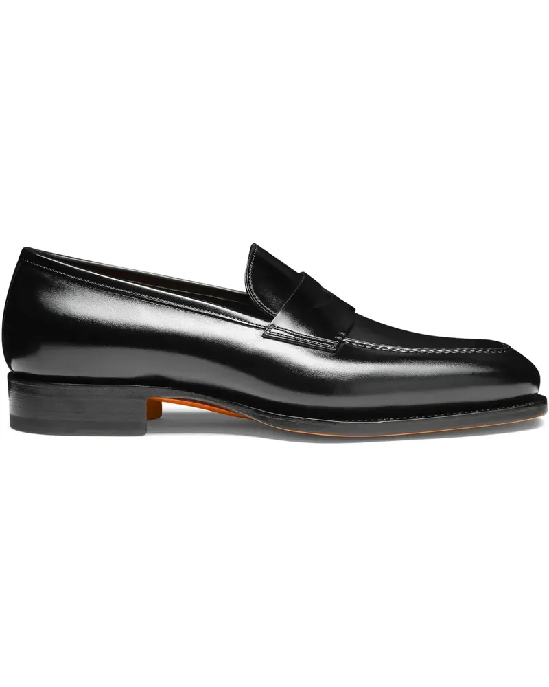 Santoni Klassische Loafer - Schwarz Schwarz