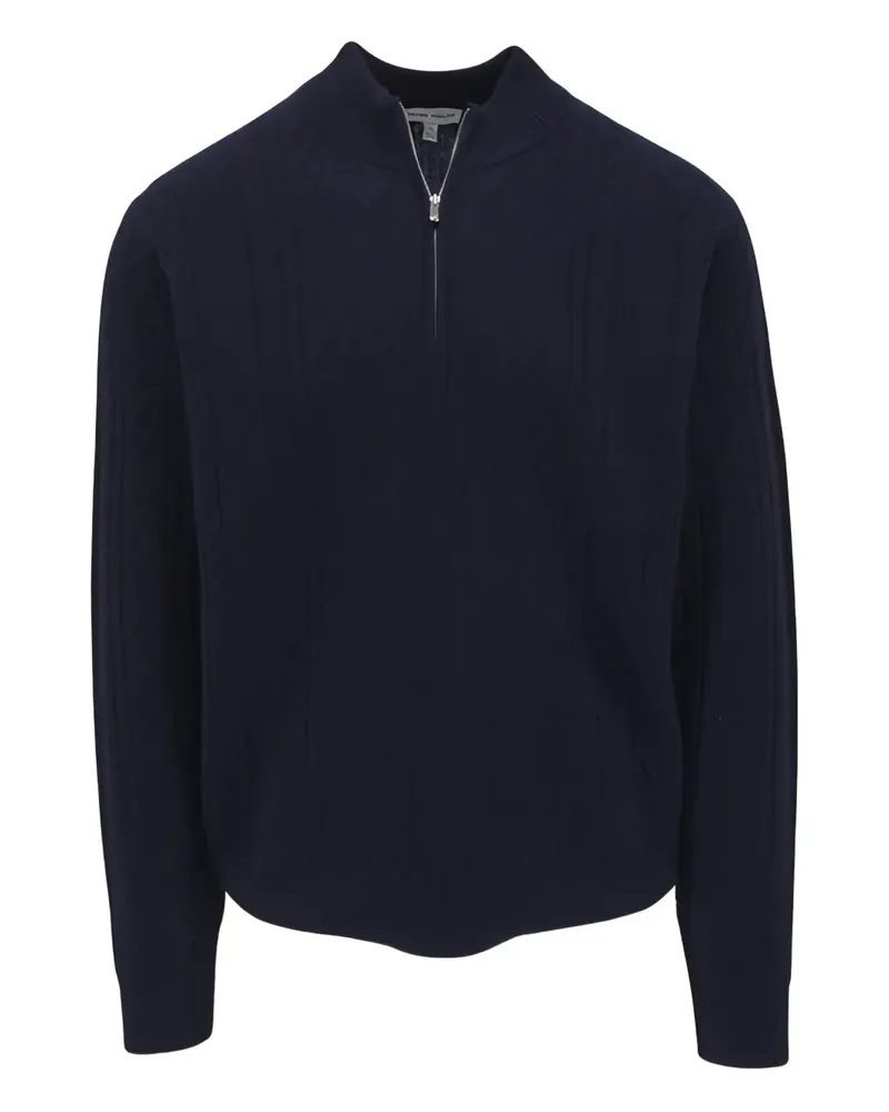 Peter Millar Pullover mit Zopfmuster - Blau Blau