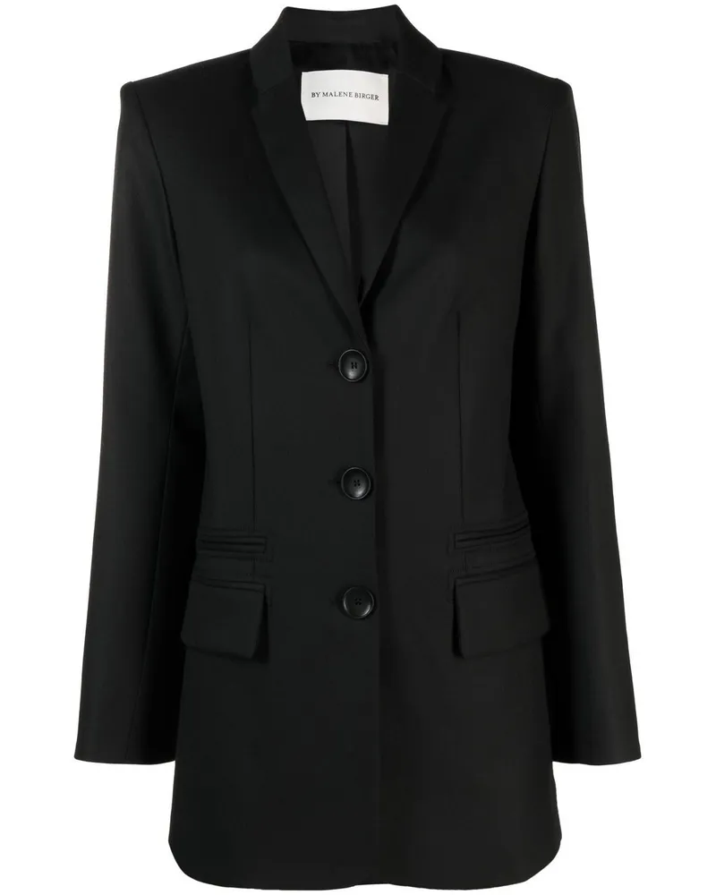 By Malene Birger Einreihiger Blazer - Schwarz Schwarz