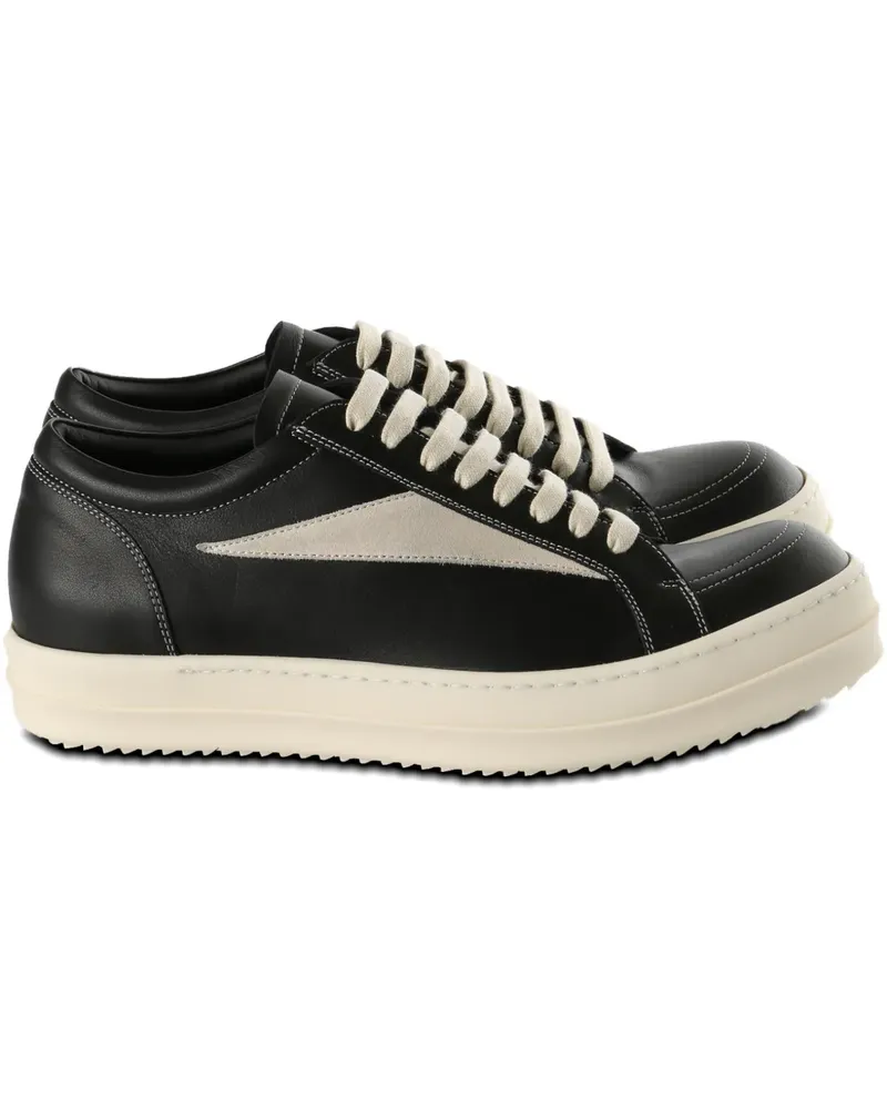 Rick Owens Vintage leather sneakers - Schwarz Schwarz