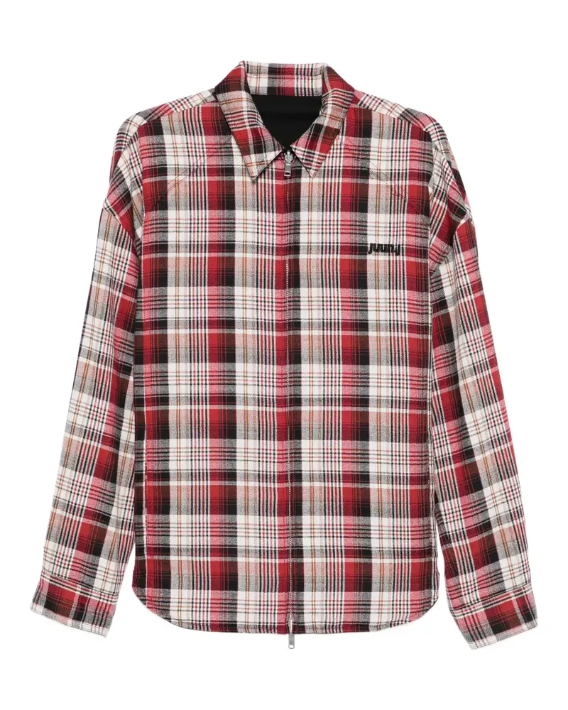 JUUN.J Karierte Jacke mit Reißverschluss - Rot Rot