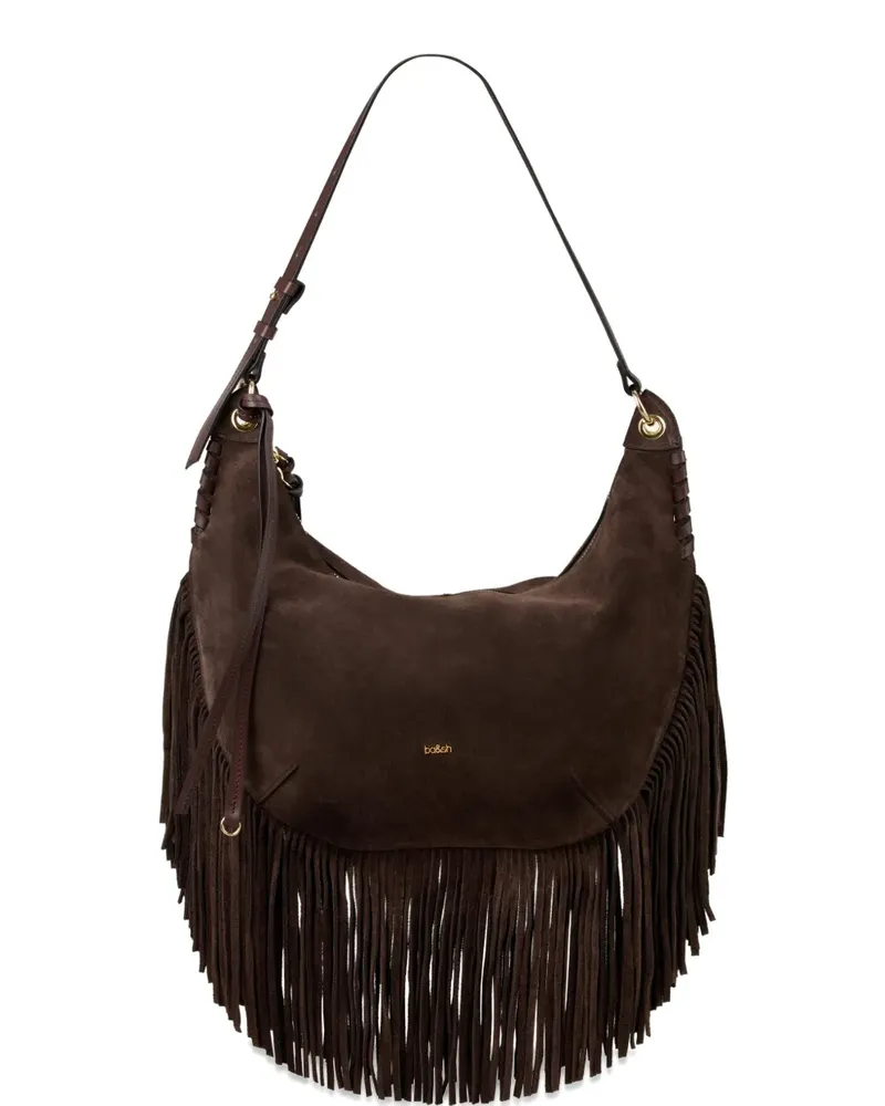 ba&sh Tote Bag mit Fransen - Braun Braun
