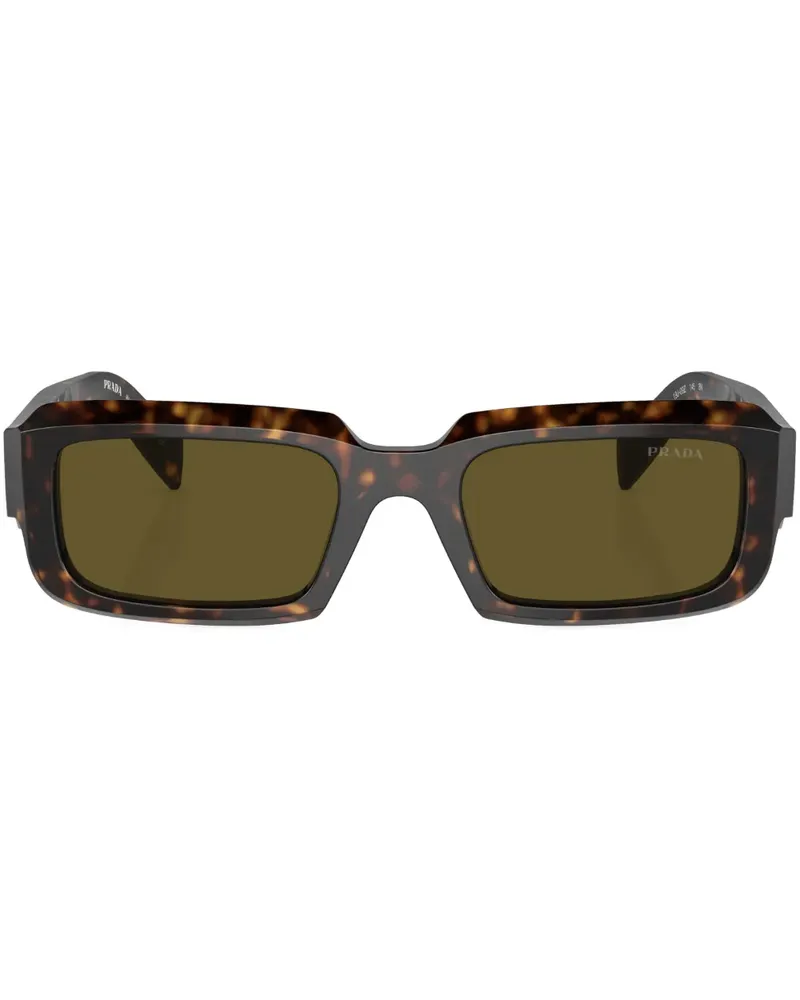 Prada Eckige Symbole Sonnenbrille - Grün Grün
