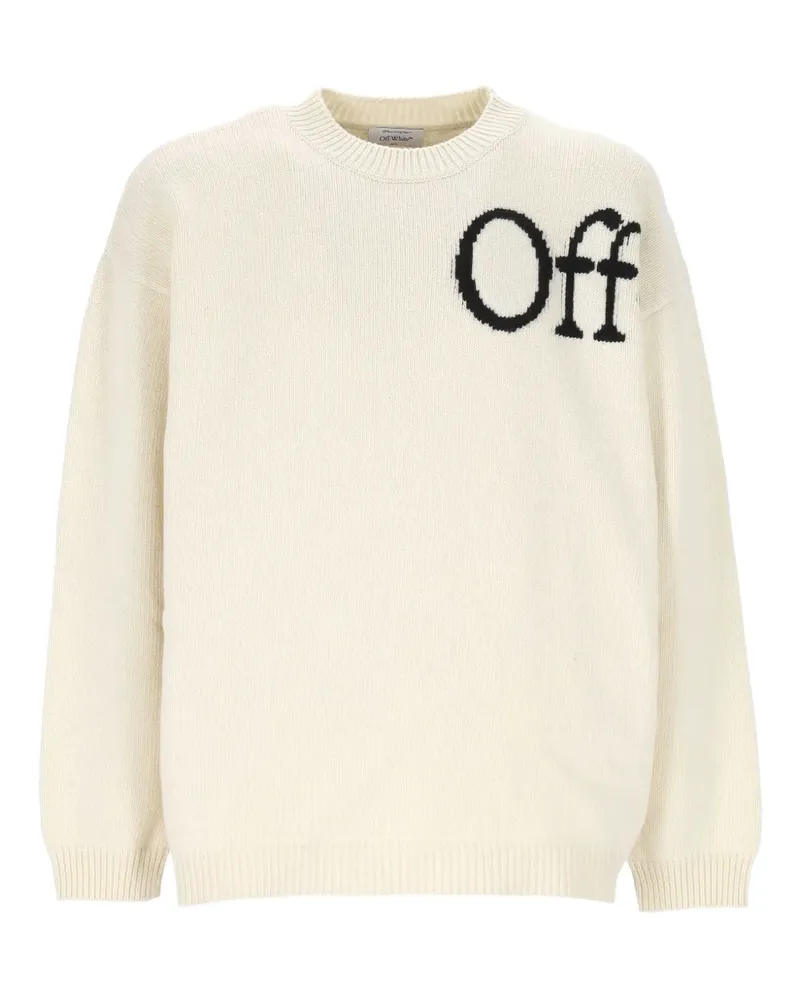 OFF-WHITE Pullover mit Logo-Detail - Nude Nude