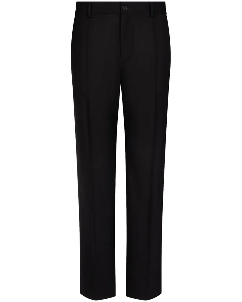 Dolce & Gabbana Hose mit geradem Bein - Schwarz Schwarz