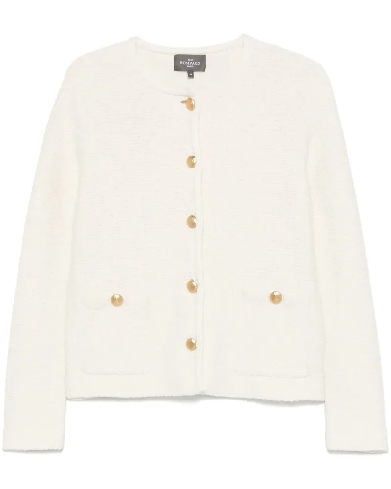 Eric Bompard Jacke mit Jacquard - Weiß Weiß