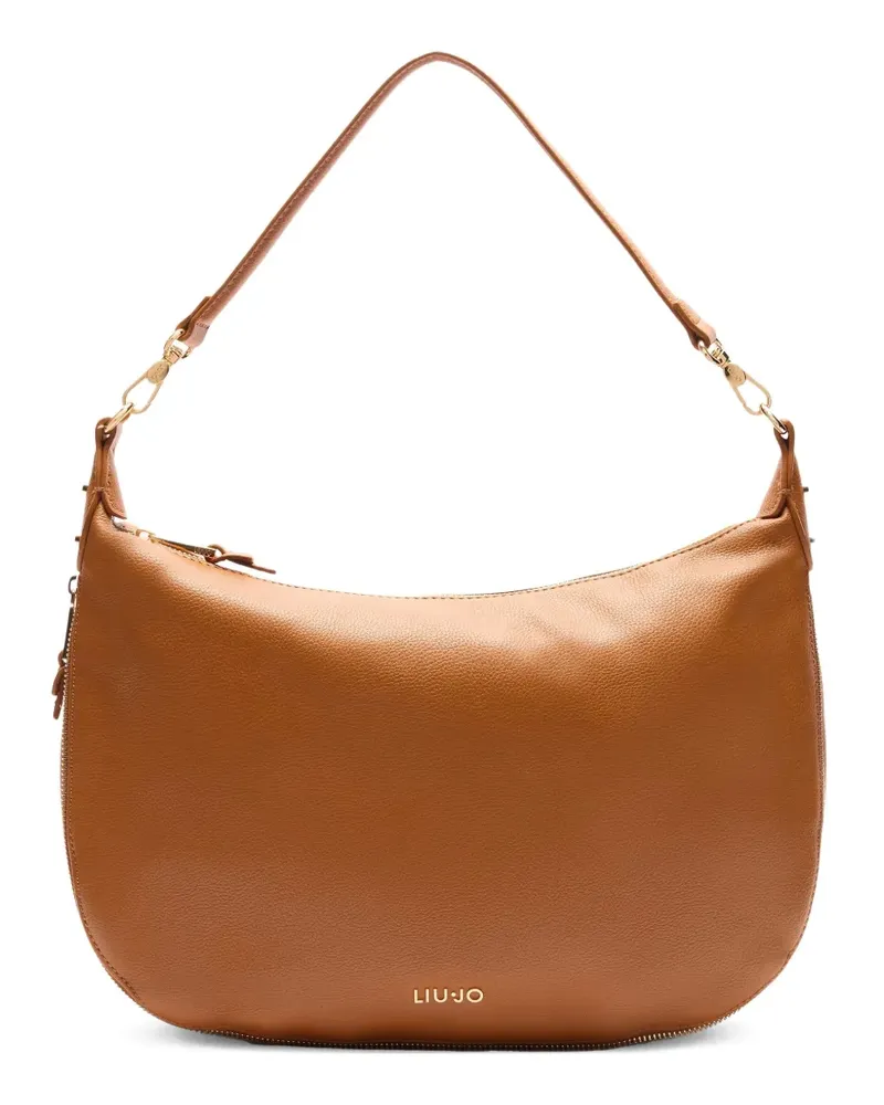 Liu Jo Schultertasche mit Logo - Braun Braun