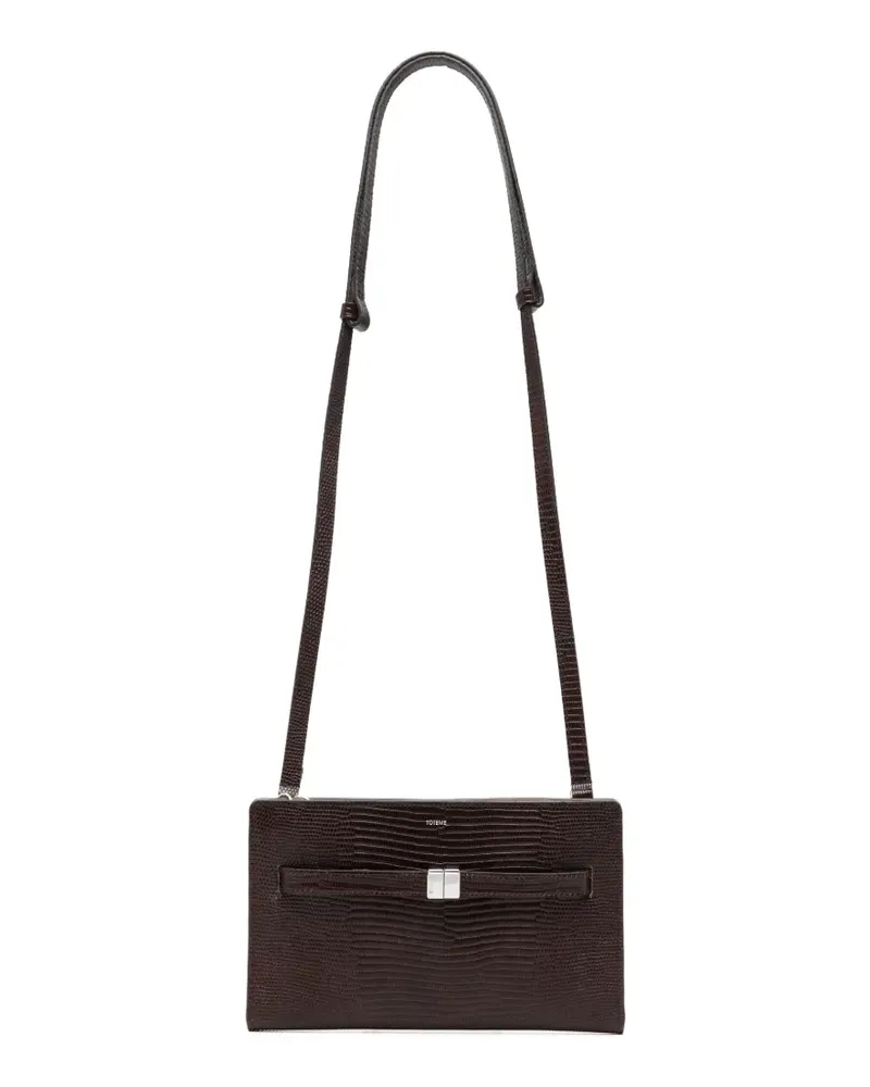 Totême Gürteltasche in Eidechsen-Optik - Braun Braun