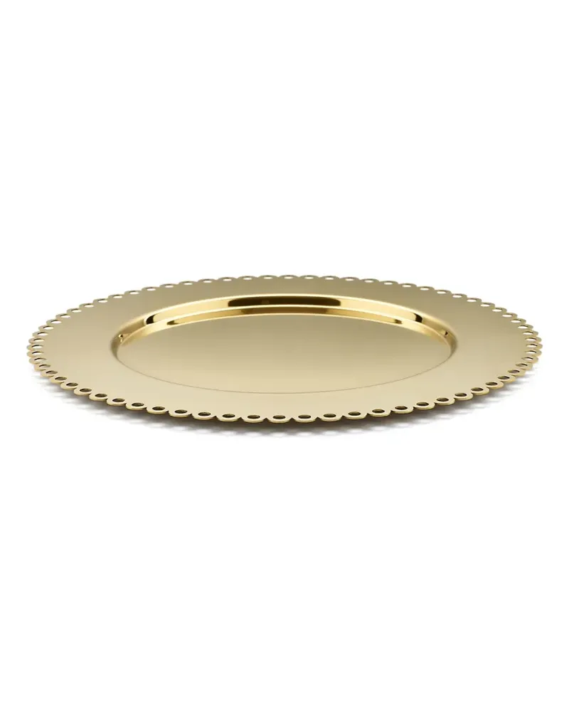 Alessi Platzteller mit Wellenrand (32,5cm) - Gelb Gelb