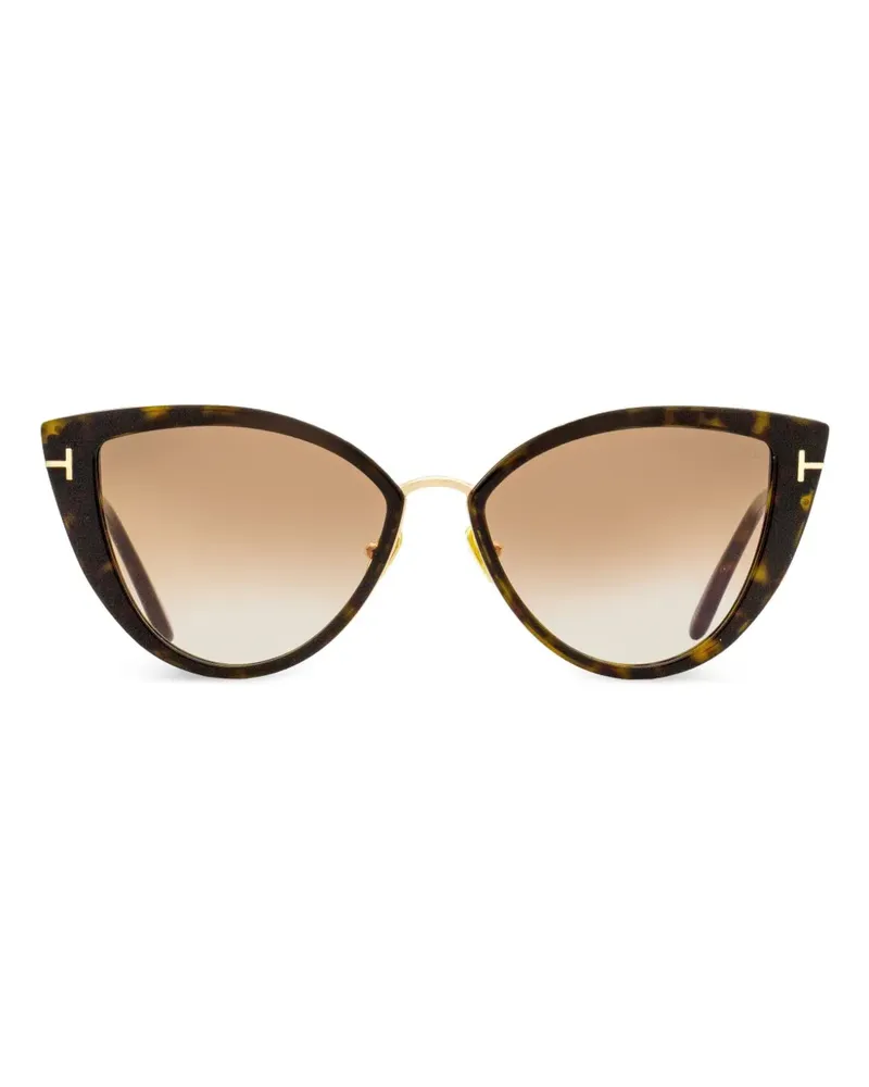 Tom Ford Anjelica 02 Cat-Eye-Sonnenbrille - Braun Braun