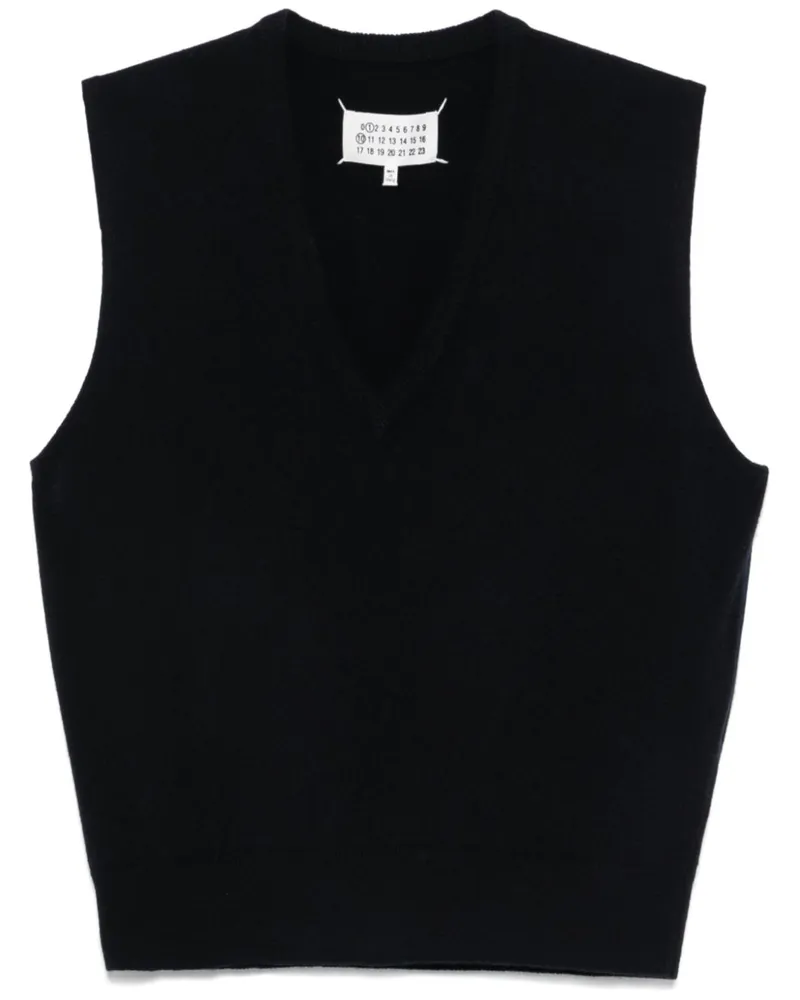 Maison Margiela Pullunder aus Schurwolle - 511 BLUE 511