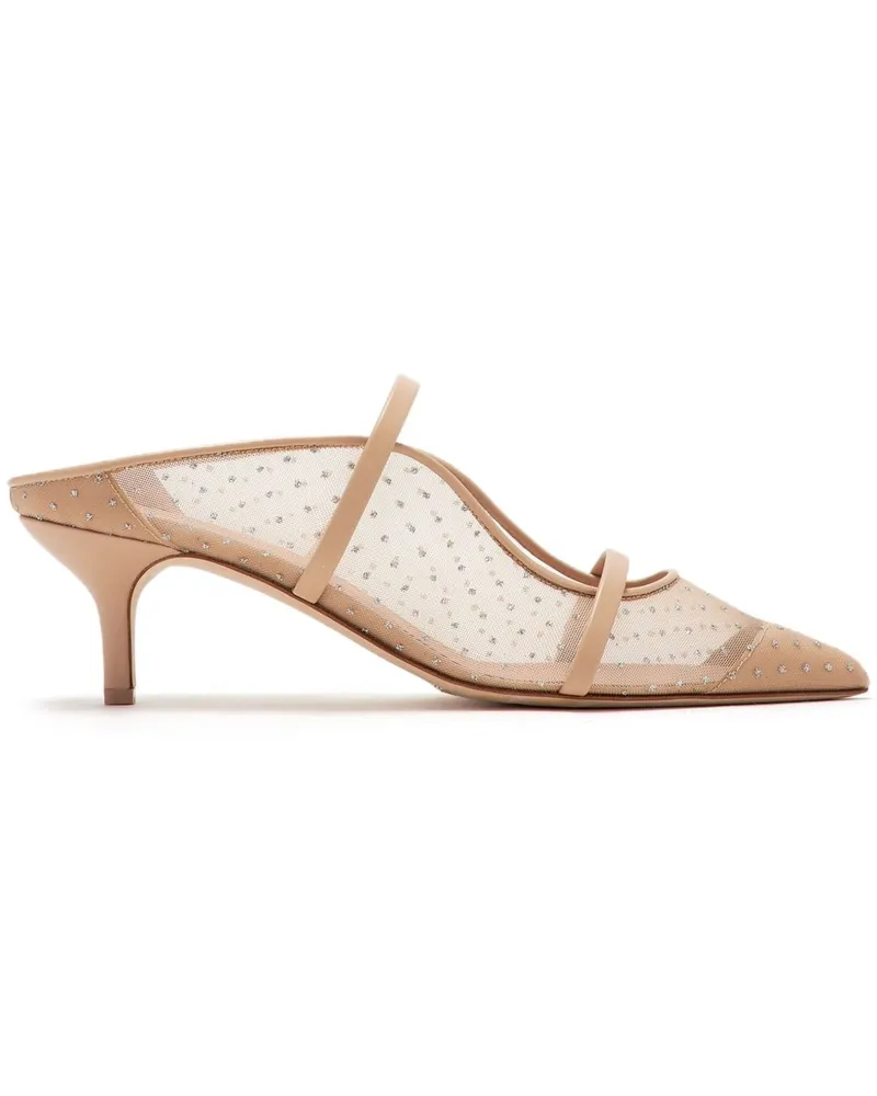 Malone Souliers Maureen Mules 45mm - Nude Nude