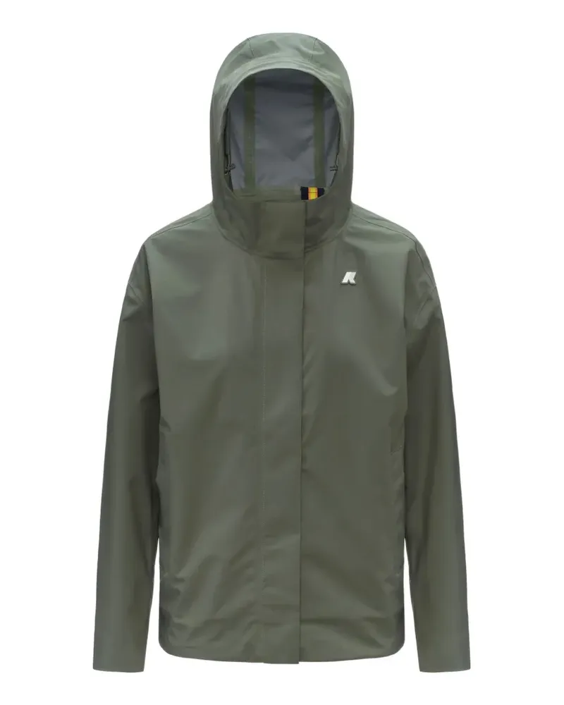 K-Way Rose Stretch hooded jacket - Grün Grün