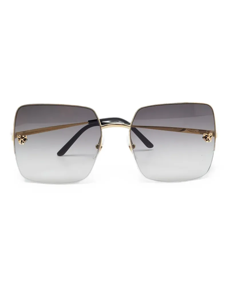 Cartier Panthère de  square-frame sunglasses - Gold Gold