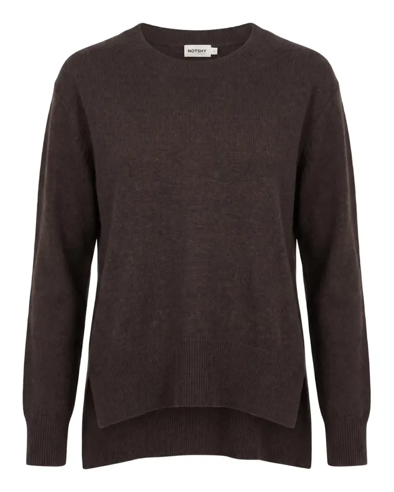 Not Shy fine-knit cashmere sweater - Braun Braun